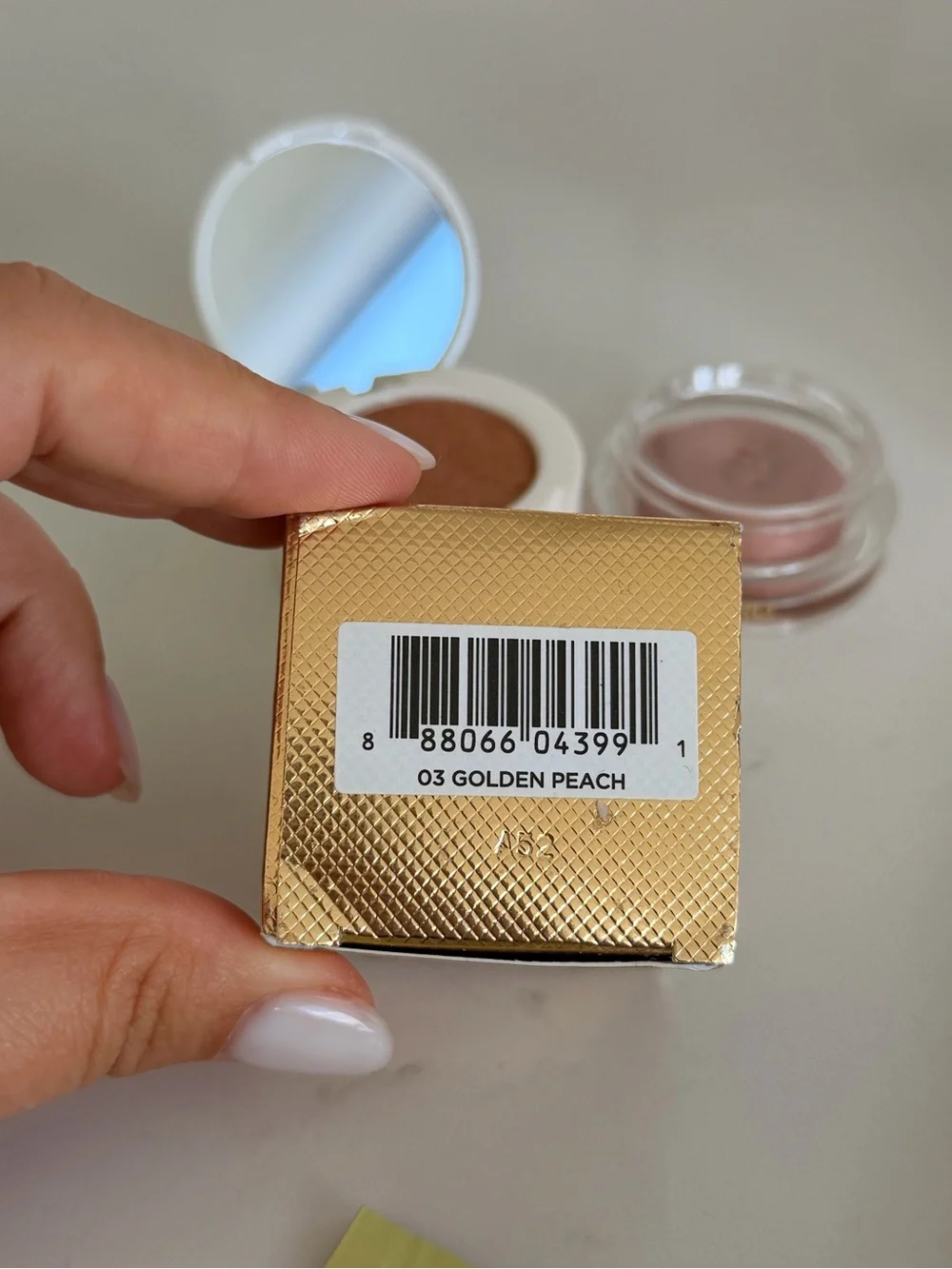 New/Unused Tom Ford Golden Peach Duo Cream & Powder Eyeshadow. Discontinued